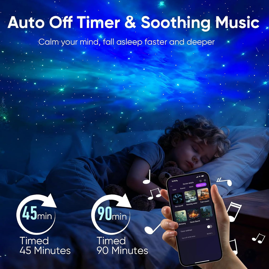 Star Projector Galaxy Night Light Projector, Astronaut Space Projector Starry Nebula Ceiling LED Lamp Light Projector Show for Party…