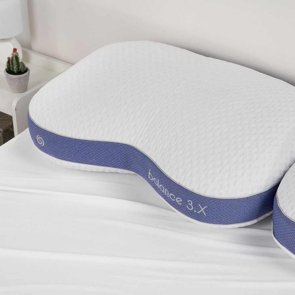 Bedgear Balance 3.X Cuddle Curve Performance Pillow – Extra Large Moisture Wicking Pillow for Sleeping, Lounging, Watching TV – Washable…