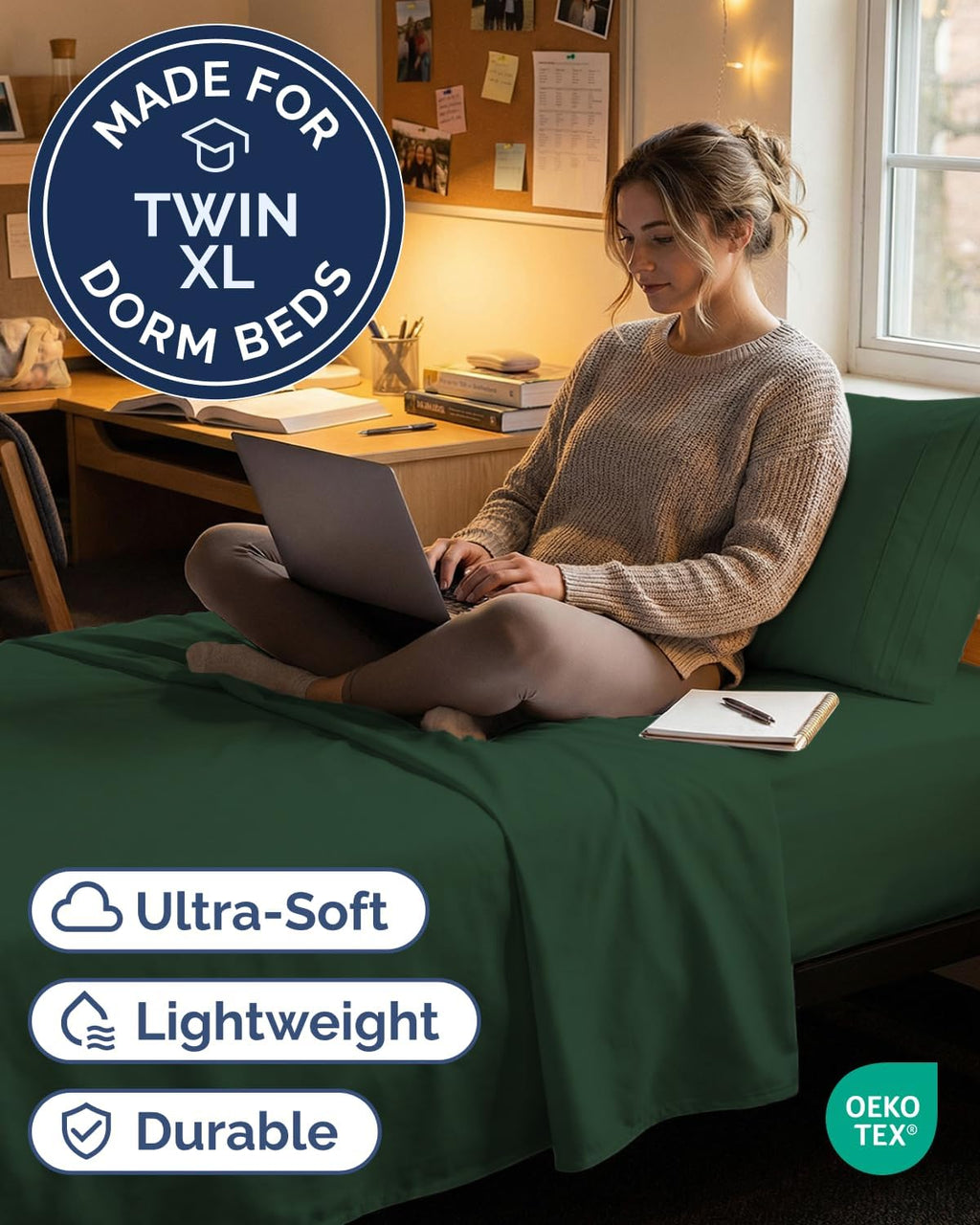 Twin XL Size 3 Piece Sheet Set - Comfy Breathable & Cooling Sheets - Hotel Luxury Bed Sheets for Women & Men - Deep Pockets, Easy-Fit…