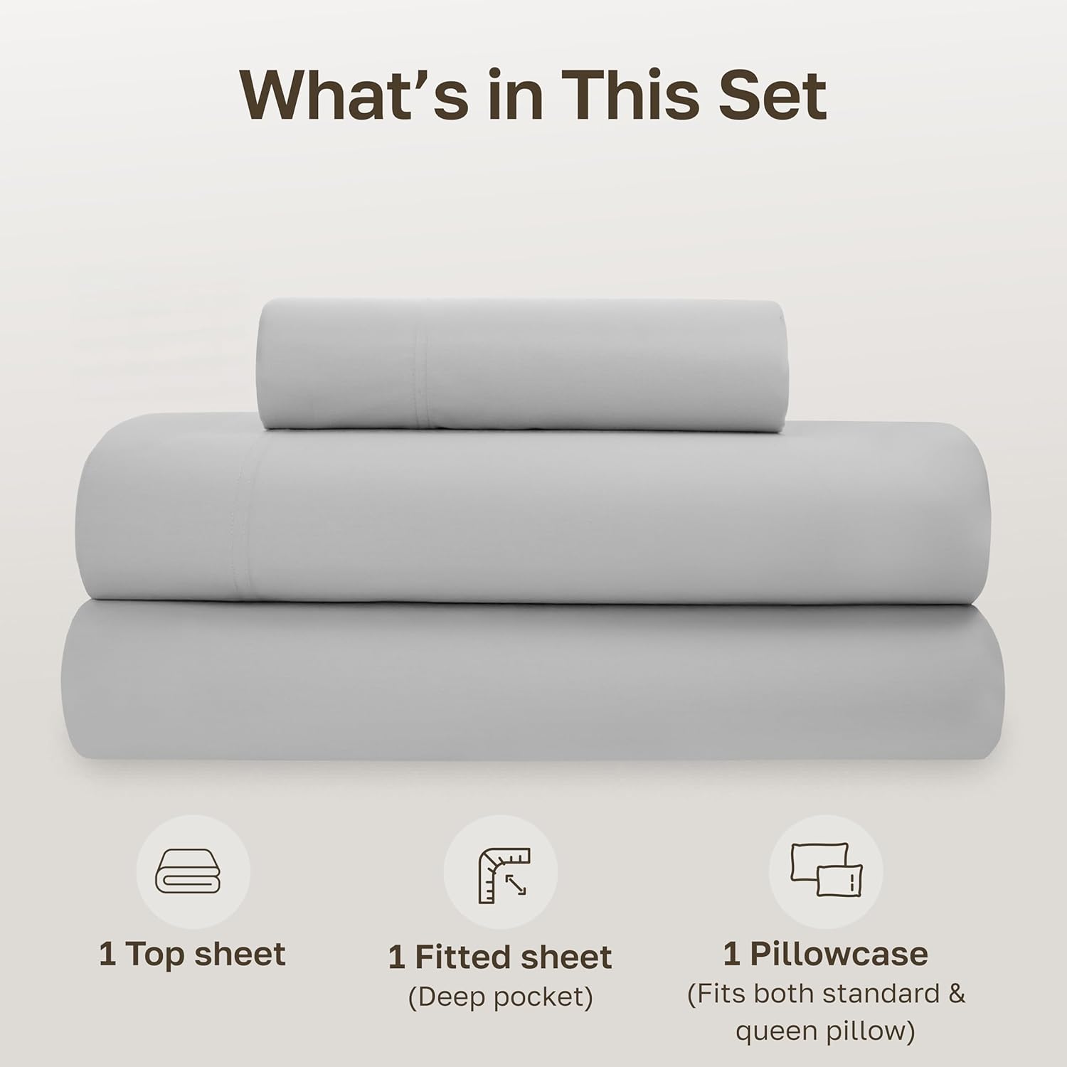 CaliforniaDesignDen California Design Den Twin XL Sheet Sets - Soft 100% Organic Cotton Sheets with Deep Pockets, Crisp Percale, Breathable…