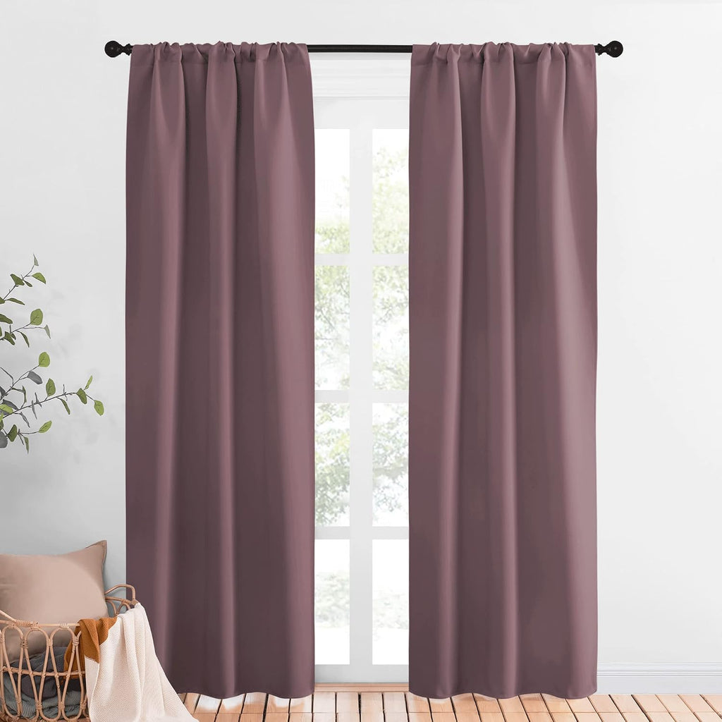 NICETOWN Room Darkening Curtains for Bedroom - Home Decoration Privacy Protection Thermal Insulated Solid Drapes/Draperies for Sliding…
