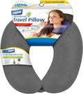Cloudz Dual Comfort Microbead Airplane Travel Neck Pillow. Super Soft Cozy Plush Fabric on One Side, Cool Relaxing Spandex on The Other!…
