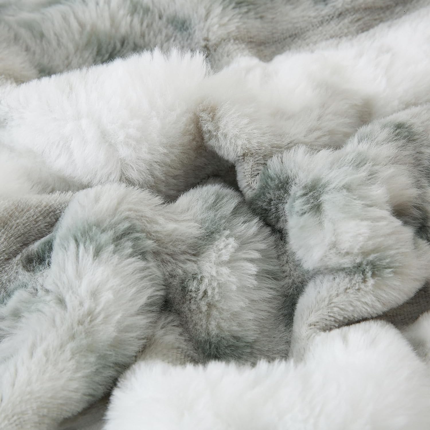 Chumerry Fuzzy Plush Body Pillow Case Green Fluffy Faux Fur Pillow Cover Ultra Soft Warm Rabbit Fur Decorative Body Pillow Cover Long Pillo…