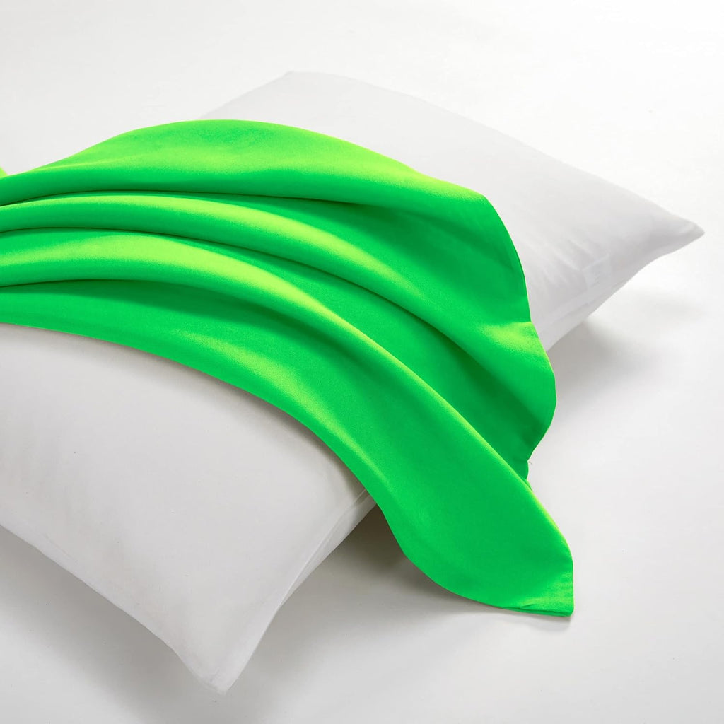 Evolive Ultra Soft Microfiber Body Pillow Cover/Pillowcases 21"x54" with Hidden Zipper Closure (21"x54" Body Pillow Cover, Classic Green)