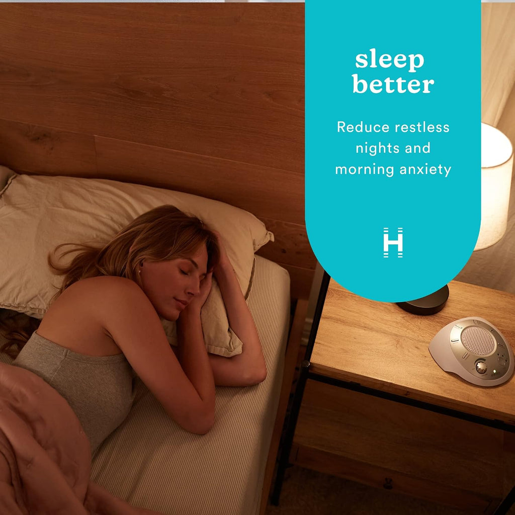 Homedics White Noise Sound Machine | Portable Sleep relaxation for Home, Office, Baby & Travel | 6 Relaxing & Soothing Nature Sounds…