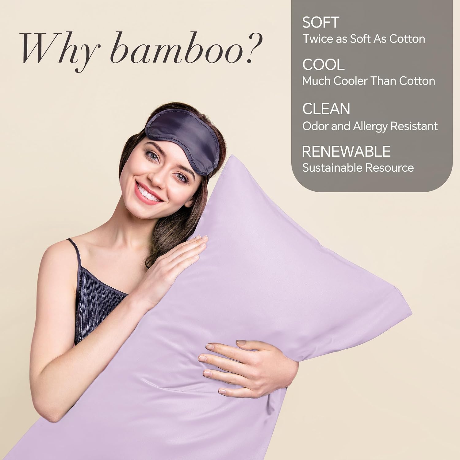 Bedelite Body Pillow Case Cover, Rayon Made from Bamboo, Cooling Body Pillow Cover for Hot Sleepers and Night Sweats, Breathable & Silky So…