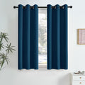 Nicetown Morrocan Blue Decor Room Darkening Curtains 63 Inches Long 2 Panels for Living Room, Bedroom, Nursery Summer Thermal Insulated Bla…
