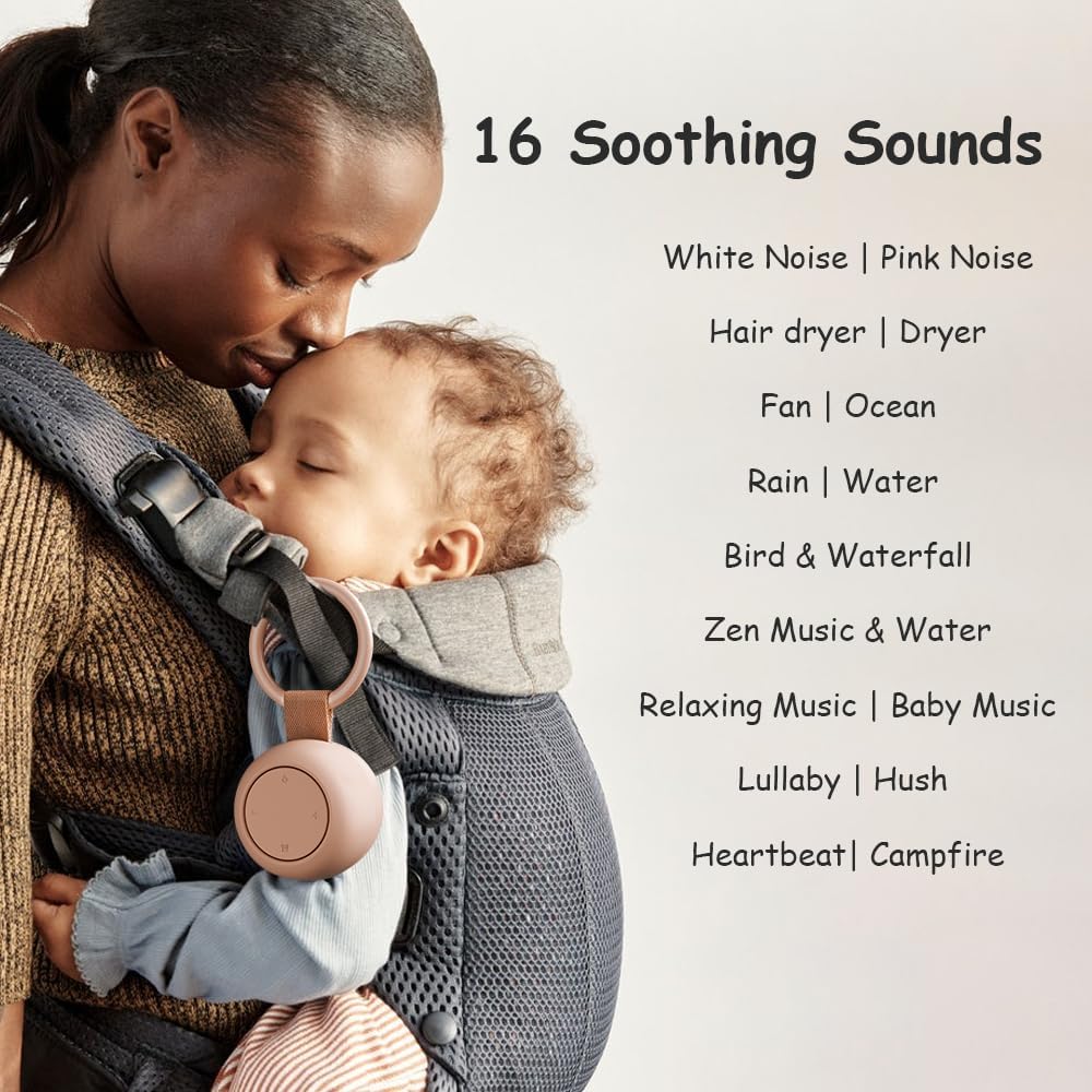 Tkgou Portable White Noise Sound Machine | 16 Soothing Sounds | Timer | Memory Function | Noise Canceling for & Office Privacy |…