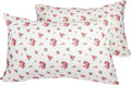 Wbycotbed Set of 2 Ultra Soft Pillowcases with Envelope Closure, 100% Cotton Floral Pillow Covers Queen Size 20 X 30 Inches 30 Inches Cotton