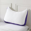 Homelab Adjustable Shredded Memory Foam Curve Pillow Queen Size 29"x19", Oversized Crescent Design for Side & Back Sleepers, Doubles as Bac…
