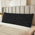 Sovvin Black Leopard Cheetah Print Body Pillow Cover Long Pillow Case with Zipper Decorative Soft Cushion Bedding Pillowcase for Cou…