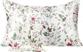 MANSPHIL Farmhouse Floral Silk Satin Pillow Cases Standard, Printed 22 Momme Mulberry Silk Top with Satin Underside Pillowcase for Hair…
