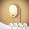 JandCase Motion Sensor Night Light, 4 Pack Motion Activated Sensor Night Lights Plug into Wall, 3000K Warm White, Dimmable Nightlight with…
