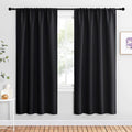 NICETOWN Living Room Blackout Shades - All Season Rod Pocket Thermal Insulated Solid Blackout Curtains/Drapes for Living Room (Set of 2…