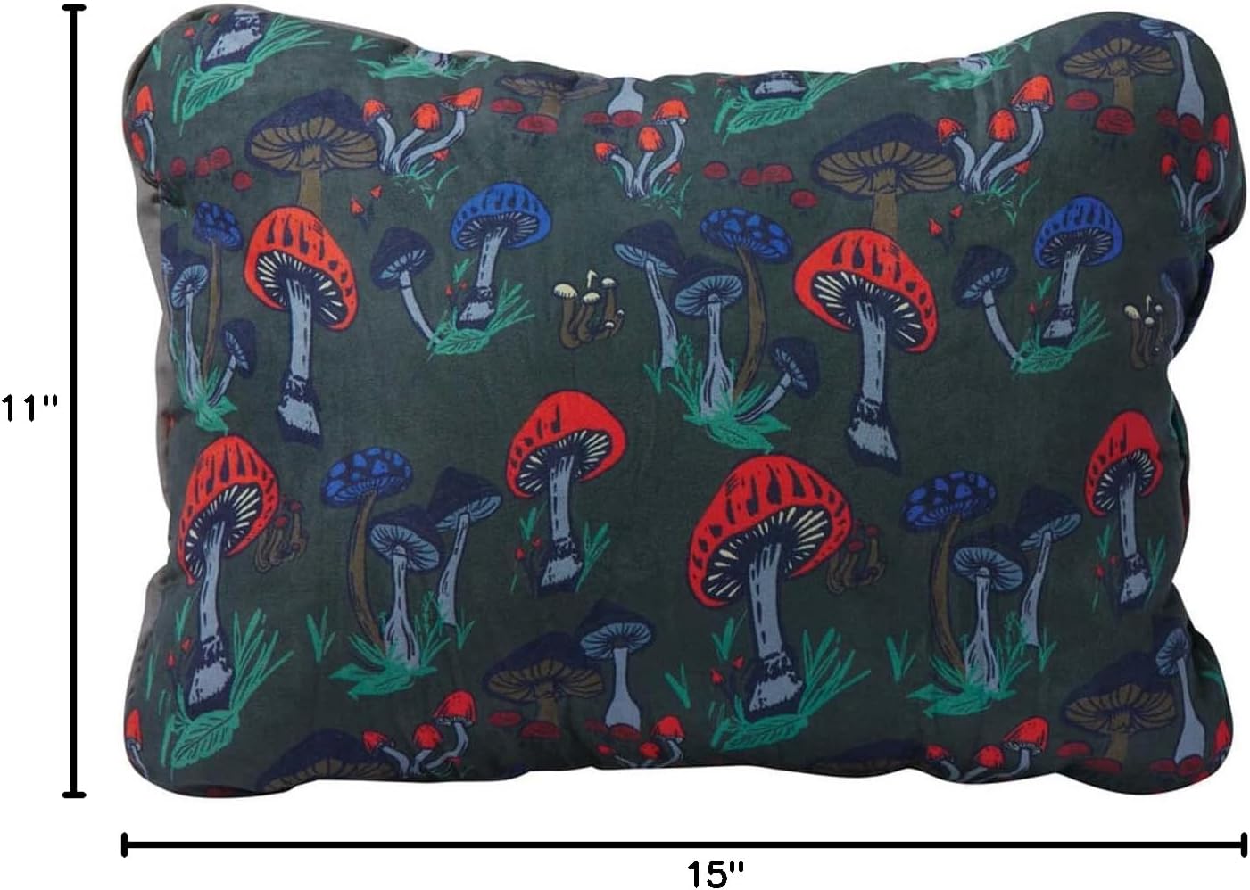 Therm-a-Rest Compressible Camping and Backpacking Pillow, Fun Guy Print, Small