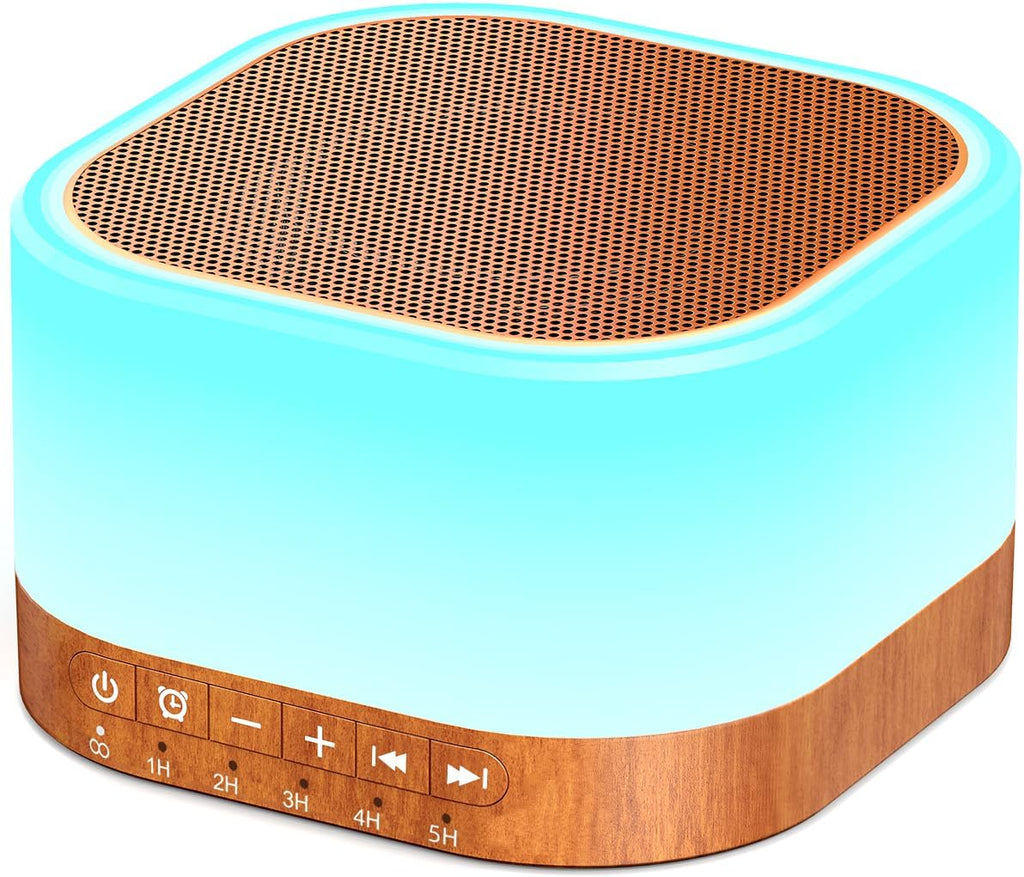 SleeZOO Sound Machine White Noise Machine with 25 Soothing Sounds 12 Colors Light with 10 Adjustable Levels 32 Adjustable Volumes 5 Timers…