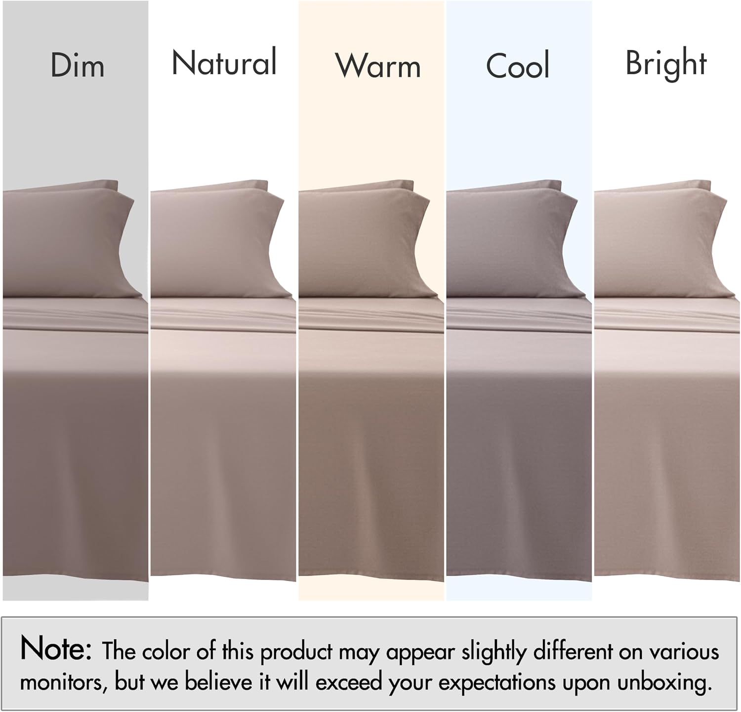 Ruvanti 100% Cotton Percale Sheets California King Size – Crisp Cooling Bed Sheets for Hot Sleepers, Deep Pocket 14”, Soft Breathable & Dur…