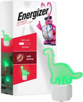 Energizer Long-Neck Dinosaur Night Light, Neon, Auto On/Off, Green