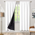BGment Thermal Insulated 100% Blackout Curtains for Bedroom with Black Liner, Double Layer Full Room Darkening Noise Reducing Rod Pocket…