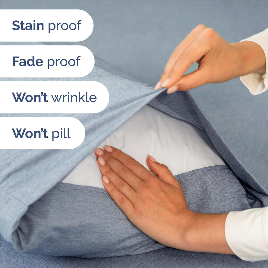 Split King 7 Piece Sheet Set - Comfy, Breathable & Cooling - Hotel Luxury Bedding for Women, Men, Kids, Teens and Children - 1 Flat & 2…