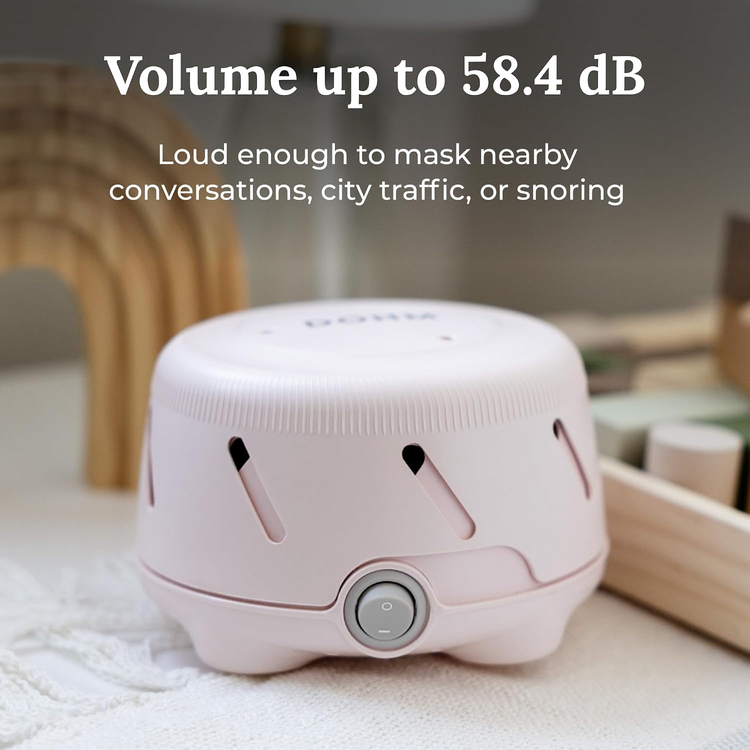 Yogasleep Dohm Uno White Noise Sound Machine, Real Fan Inside for Non-Looping White Noise,, Office Privacy & Meditation for Adult…