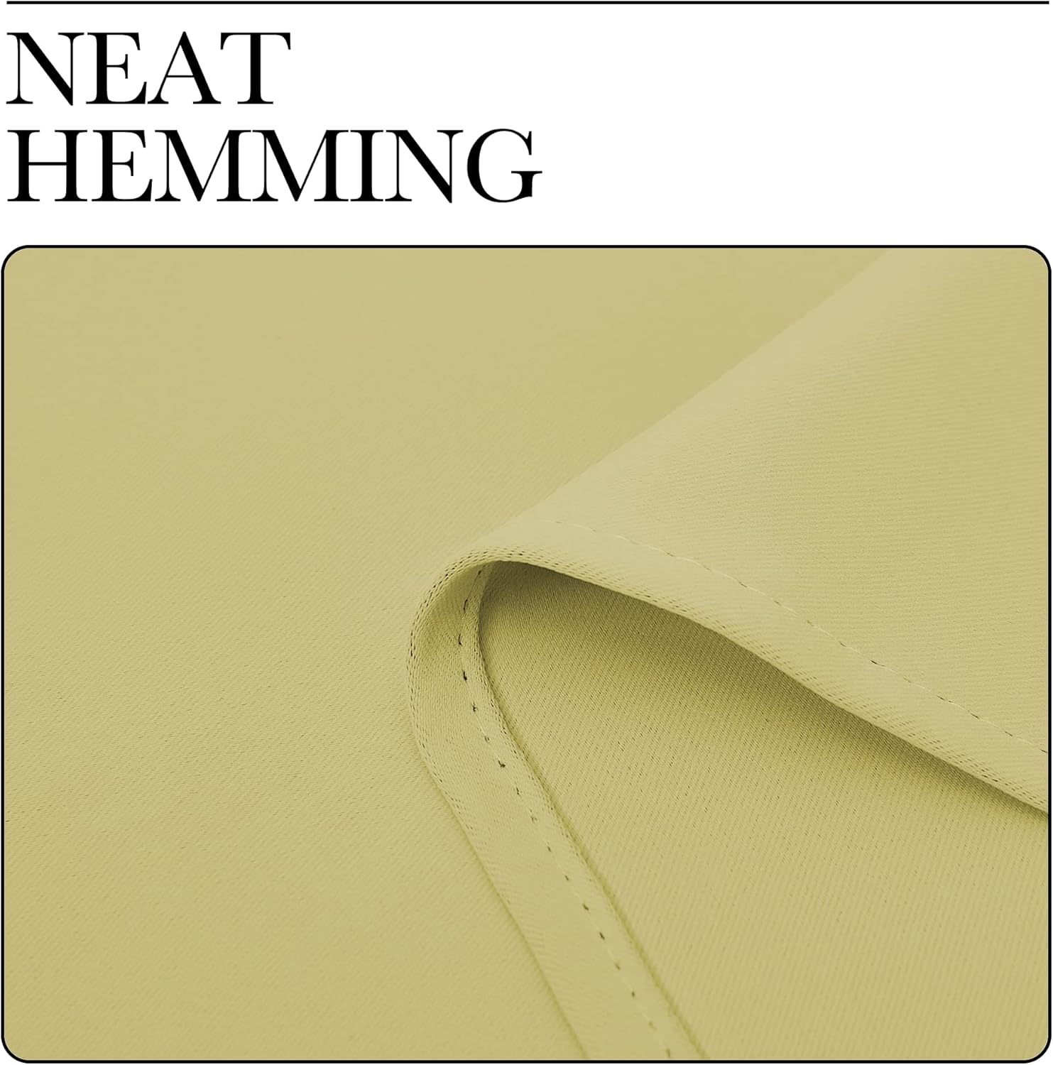 NICETOWN Bedroom Curtain Panels Blackout Draperies, Thermal Insulated Solid Grommet Blackout Curtains/Drapes (Paler Yellow, 1 Pair, 34 by…