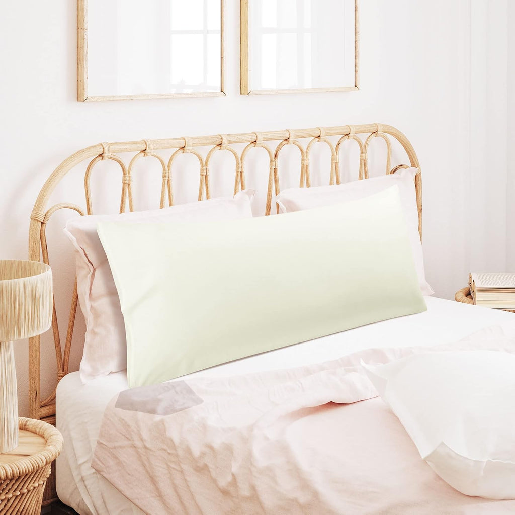 uxcell 100% Microfiber Body Pillow Cover | 1800 Thread Count Pillowcase | Soft Pillow Case with Envelope Closure | 90 GSM Ployester | No Wr…