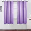 Lemomo Lavender Blackout Curtains 42 x 63 Inch Length/Set of 2 Curtain Panels/Thermal Insulated Room Darkening Blackout Curtains for Bedroo…