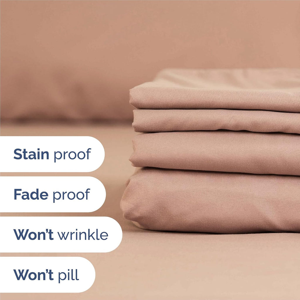 Split King 7 Piece Sheet Set - Comfy Breathable & Cooling - Hotel Luxury Bedding for Women, Men, Kids, Teens & Children - 1 Flat & 2…