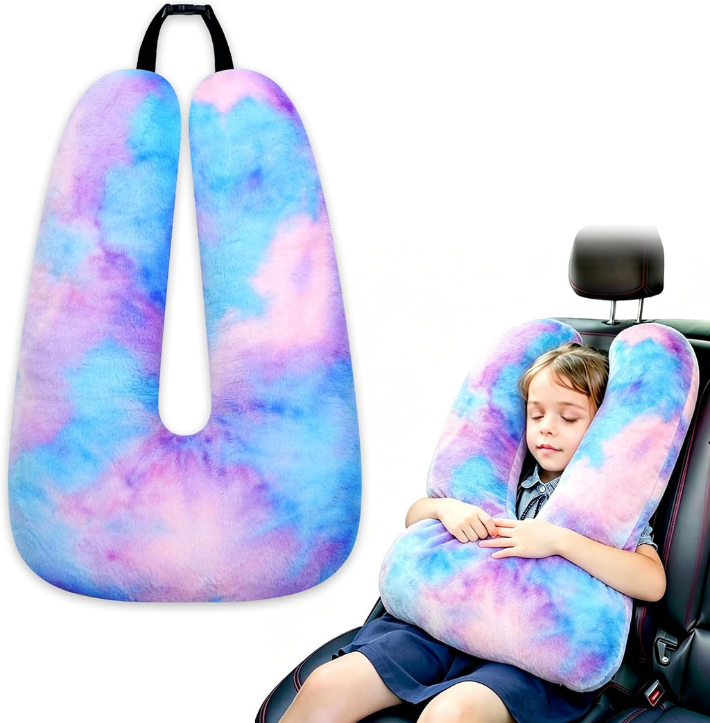 Atablyn-Foryourdailylife Atablyn Children Travel Pillow Car Pillow Removable U-Shaped Pillow for Adults to Support Head and Body in The Bac…