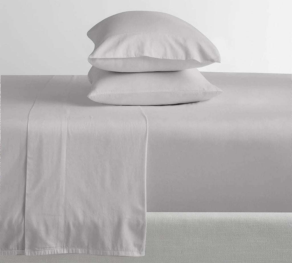 Featherstitchnewyork Feather & Stitch Softest 100% Cotton Sheets, 300 Thread Count Percale Weave Bedding, 16" Deep Pocket, Cooling Sheets,…