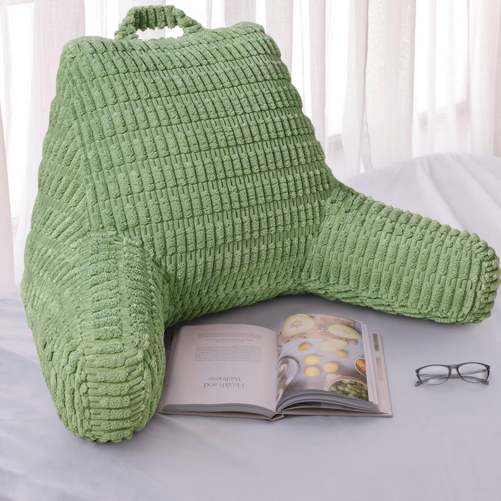 Reading Pillows for Sitting in Bed Adult, Back Rest Pillow for Sitting in Bed and Chair, Back Support Chair Pillow for Couch Support for…