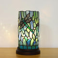 Tiffany Style Table Lamp for Bedroom Baroque Stained Glass Nightstand Bedside Night Lamp Party Light Hand-Made Art Home Deco Christmas…