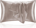 Bedelite Satin Pillowcase for Hair and Skin, Super Soft and Cooling Similar to Silk Pillow Cases 2 Pack with Envelope Closure, Gift for Wom…