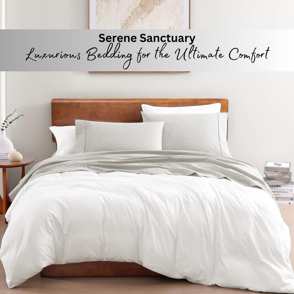 LaneLinen LANE LINEN Sustainably Produced 100% Organic Cotton Twin Bed Sheet Set, Soft & Breathable Naturally Cool Temperature Regulating T…