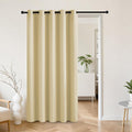 Rybhome RYB HOME Beige 100% Blackout Curtains for Bedroom, Wide Thermal Insulated Privacy Curtains for Sliding Glass Doors/Patio Door/Livin…