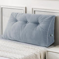 Sasttie Headboard Pillow Twin/Twin XL, Wedge Pillow Headboard for Dorm, Triangular Daybed Backrest Cushion for Sitting or Reading in Bed, w…