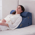 Ruqmuis 3PCS Wedge Pillow Set for After Surgery, Adjustable 9&12 Inch Bed Wedge Pillow for Sleeping, Incline Pillow Wedge for Headboard, Po…