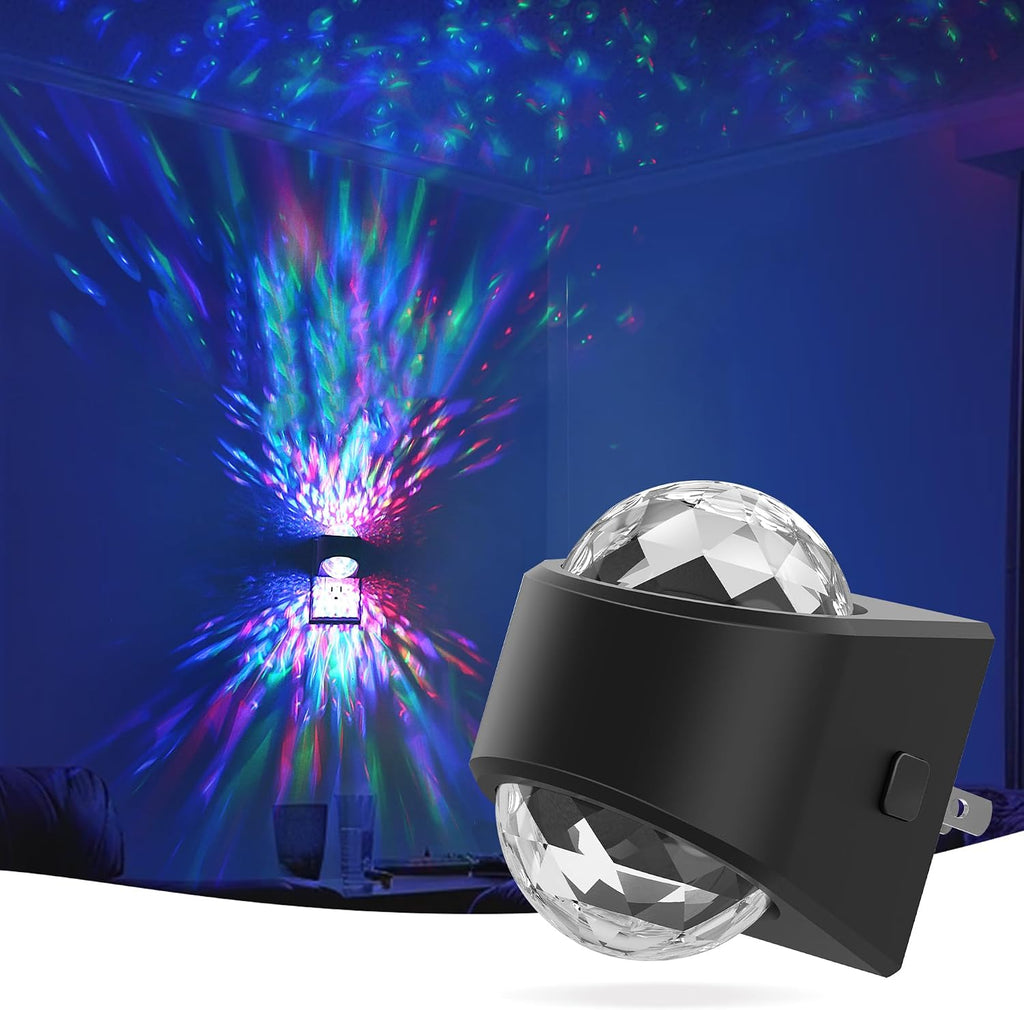 Night Lights Plug into Wall, Star Projector for Bedroom, Night Light Projector for Kids, 9-Color RGB Galaxy Nightlight with Dusk to Dawn…