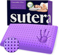 Sutera Cooling Lavender Zen Memory Foam Pillow for Sleeping - Essential Lavender Oil Infused, Cooling Pillow with Neck, Shoulder and Back S…