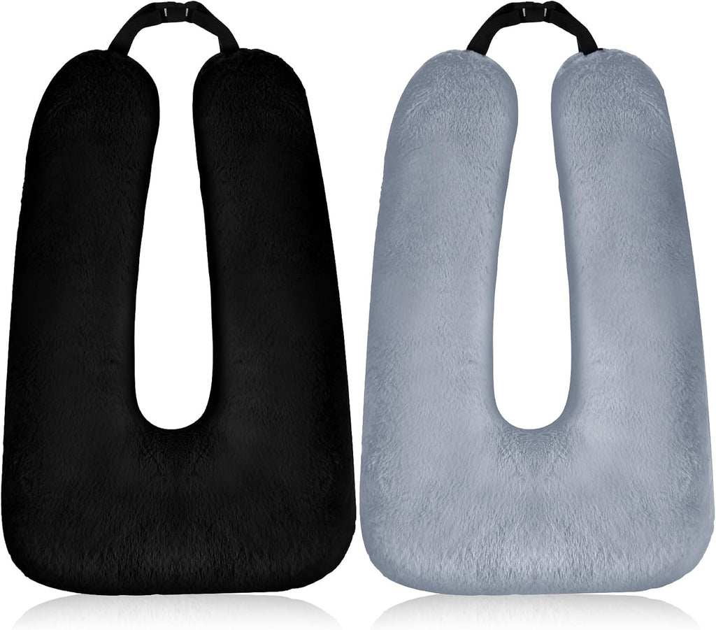 home Barydat 2 Pcs Car Travel Pillow for the Back Seat 28 x 18 in Sleeping Reading Pillows for Distance Travel Car Cushion for Kids Adults…