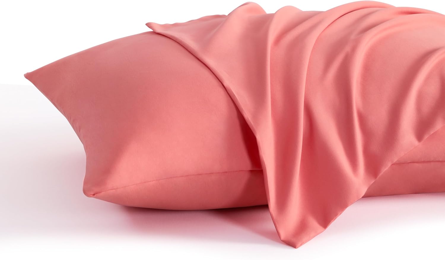 Ntbay Toddler Pillow Cases Set of 2, 2 Pack Brushed Microfiber 14x20 Pillow Cases, Soft, Wrinkle, Fade, Stain Resistant Coral Pink Pillow C…