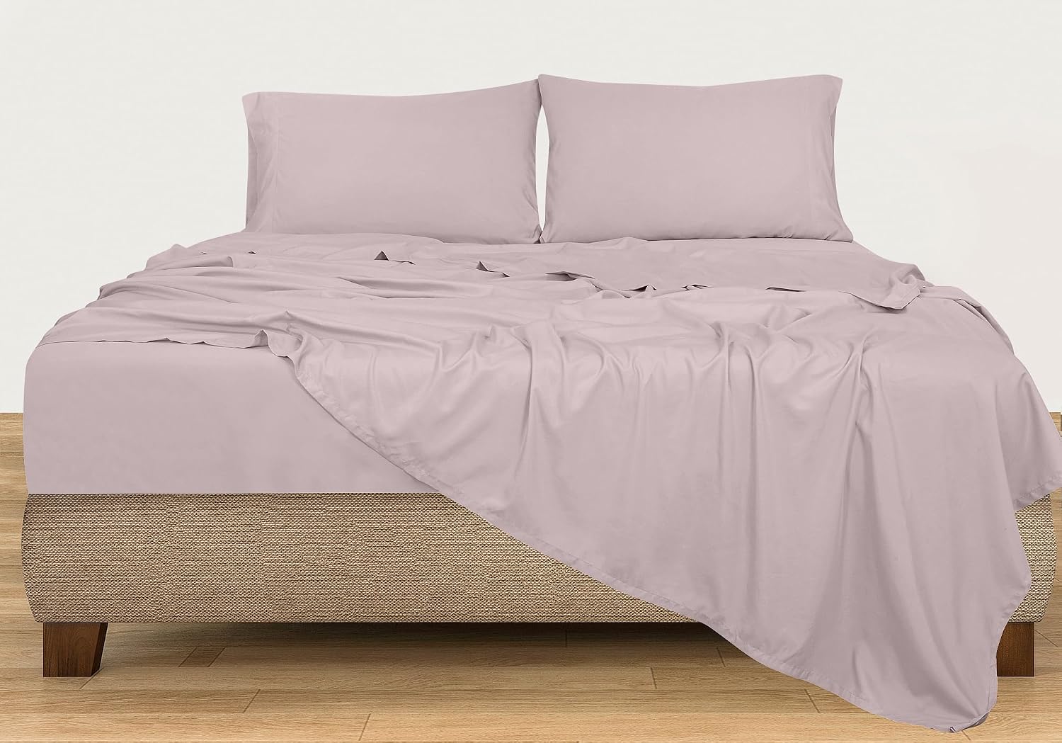 Royalelinens ROYALE LINENS 300 Thread Count 100% Long Staple Combed Cotton Sheet Set - 4 Piece Full Bed Sheets - 1 Fitted, 1 Flat, 2 Pillow…