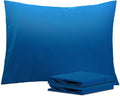 Ntbay Standard Pillowcase Set - 2 Pack Brushed Microfiber 20x26 Pillowcases - Soft, Wrinkle-Free, Fade-Resistant, Stain-Resistant, Royal Bl…