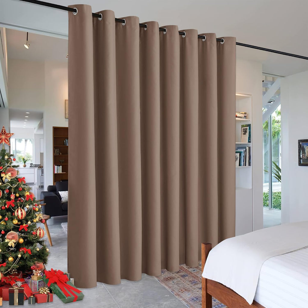 Rybhome RYB HOME Room Divider Curtain for Living Room/Home Theatre/Inside Porch, Insulated Blackout Vertical Blind Split Room Create Privac…