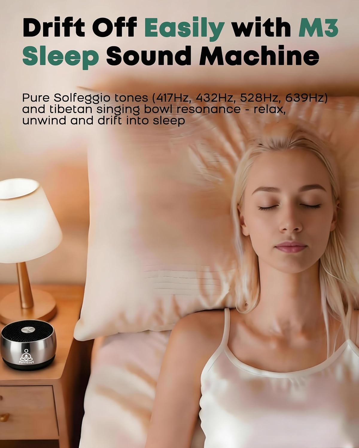 Puvidjutmeditationmachine Meditation Sound Machine, Frequency Generator Instrument, PUVIDJUT Tone Device - Solfeggio Frequencies Bath for Yo…