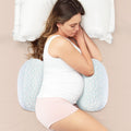Pregnancy Pillows for Sleeping, Adjustable Travel Wedge Pillow for Belly, Back & Hip Support, Compact Maternity Sleep Pillow with Cooling…