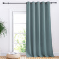 NICETOWN Window Blackout Curtain Panel for Living Room, Greyish Blue, 1 Panel, 70 x 95 inch, Thermal Insulated Blackout Drape/Drapery for…