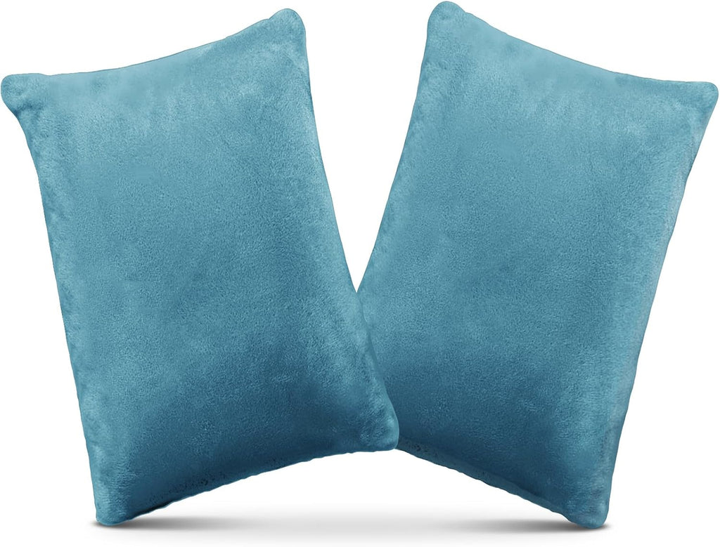 1 MIDDLE ONE 2 Pack Small Pillow, Memory Foam Mini Pillow 11 X 7 Inches for Travel, Sleeping, Nap and Neck, Knee, Lumbar Support, Tiny…