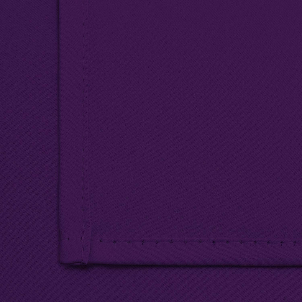Yakamok Purple Blackout Curtains Room Darkening Thermal Insulated Grommet top Window Curtains for Living Room, 42 x 72 Inch, One Pair
